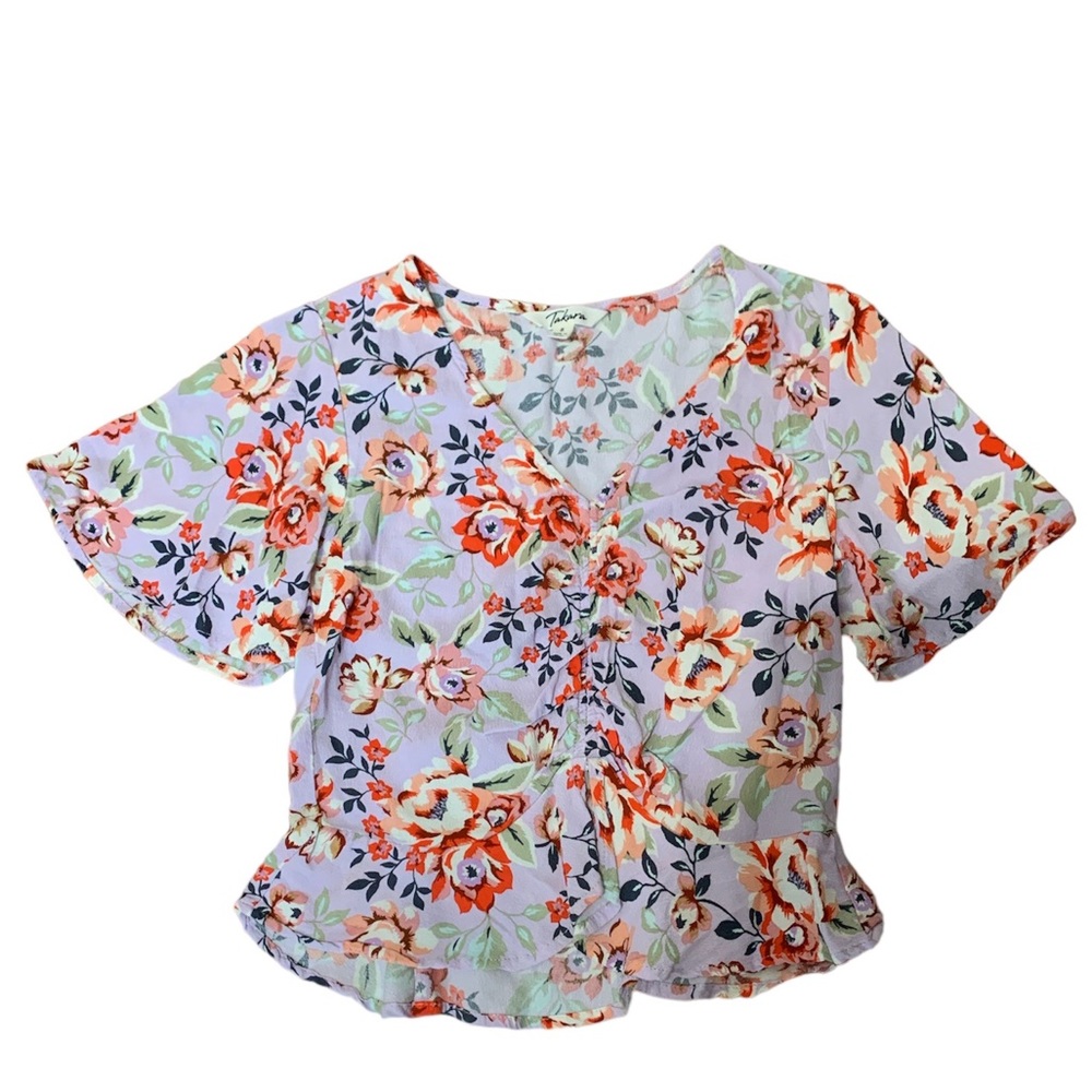 Floral Crop Top size Small